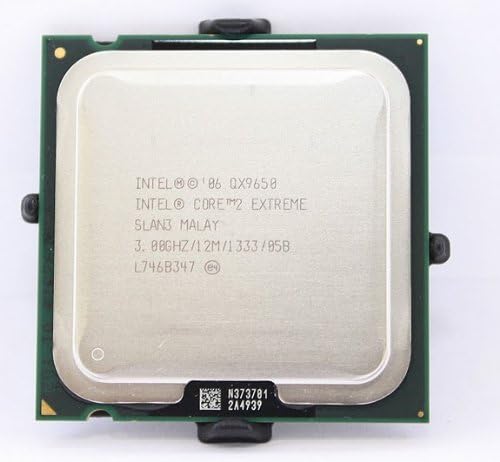 Intel CPU Çekirdek 2 Extreme Qx9650 3.00 Ghz Fsb1333Mhz 12 M LGA775 Extreme ile Orijinal Fan