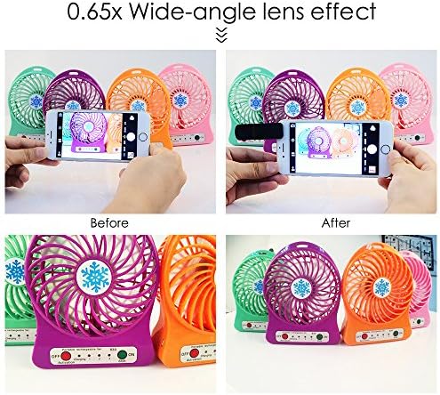 Apexel 4 in 1 Clip-2x Telefoto Lens + 180 Derece Balıkgözü Lens + 0.65 X Geniş Açı Lens + 10X Makro Kamera Lens Kitleri İçin