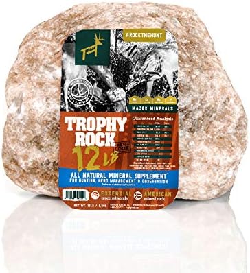 TROPHY ROCK Redmond Tamamen Doğal Mineral Kaya / Tuz Yalamak, Geyik Çekmek ve Büyük Oyun…