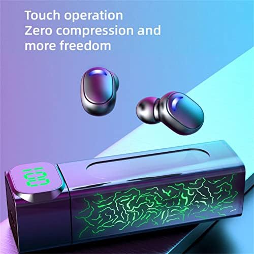 2022 meekiee Gerçek Kablosuz Kulaklık Bluetooth Kulaklıklar- 【Yeni Sürüm】 5.1 Kablosuz Kulaklık ile Kablosuz Ruj Şarj Kılıf-Stereo