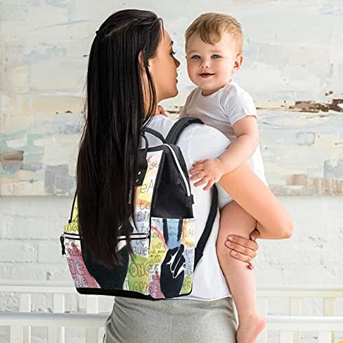 Barış HandDiaper çantası sırt çantası bebek kız erkek kız anne çantası için değişen bebek bezi çantaları ile