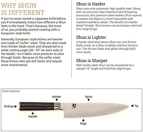 Shun Premier Kiritsuke Mutfak Bıçağı, 8 İnç, Japonya'da El İşi, TDM0771, Gümüş