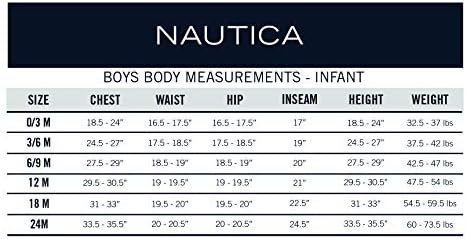 Elbise Gömlek, Ceket, Pantolon ve Kravatlı Nautica Baby Boys'un 4 Parçalı Takım Seti