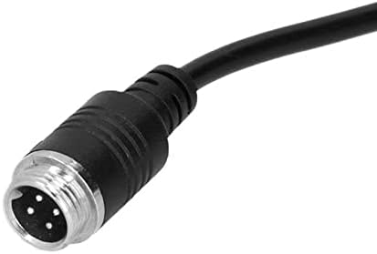 Pasif Video Güç Balun İletim Kabloları 4-Pin Araba Kamera Kablosu Taşınabilir Anti-Parazit PVC Video Uzatma Kablosu için Oto