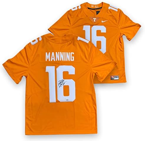 Peyton Manning İmzalı Tennessee Futbol Forması Fanatikleri Otantik COA