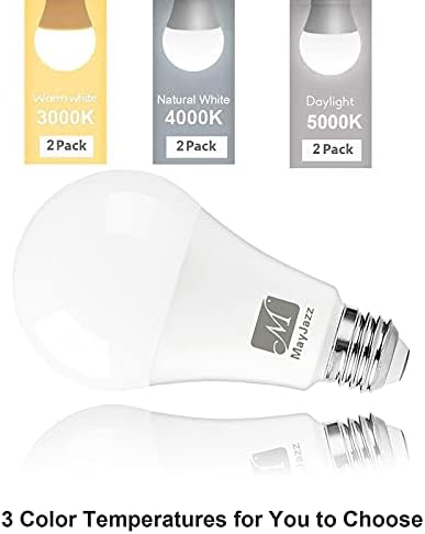 3 Yollu LED Ampuller A21 / M MayJazz Doğal Beyaz 4000K Led Ampul / 50 / 100 / 150W Eşittir. | 500/1600 / 2200LM / E26 Tabanı