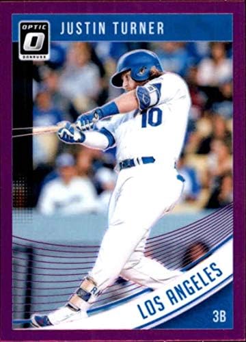 2018 Donruss Optik Mor 98 Justin Turner Los Angeles Dodgers Perakende Özel Ticaret Kartı