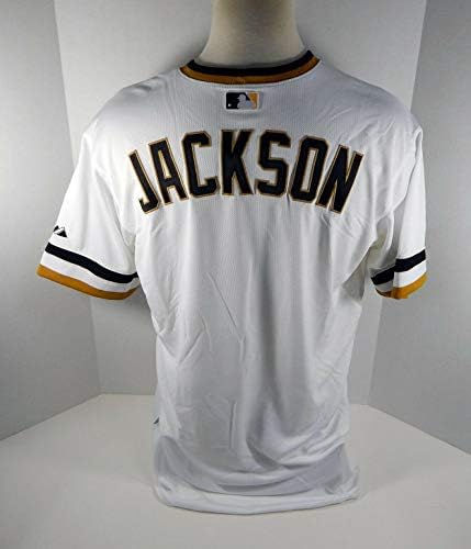2014 Pittsburgh Pirates Jay Jackson Game, 1970'lerin Retro TB 93 Beyaz Formasını Yayınladı - Oyun MLB Formalarını Kullandı