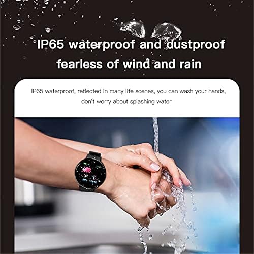 erkekler için hhscute Akıllı Saatler, iOS Telefonlar için Spor Watche 1.44 inç Ekran Pasometre Spor Bluetooth (Mor)