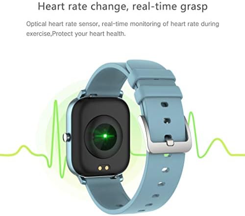 Niaviben akıllı saat Sağlık Spor Açık Spor akıllı bilezik 1.4-İnc Tam Dokunmatik Ekran Su Geçirmez İzle Mavi