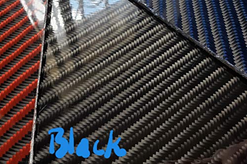 6x 12 x1/ 4 Siyah 4x4 Dimi Karbon Fiber Fiberglas Plaka Levha Paneli Parlak Bir Tarafı
