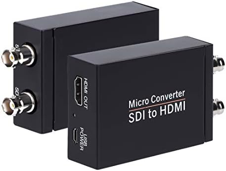 SDI HDMI Dönüştürücü, SDI HDMI Ses De-embedder Destek 3G-SDI, HD-SDI, SD-SDI Otomatik Format Algılama ve Stereo Ses De-embedder,