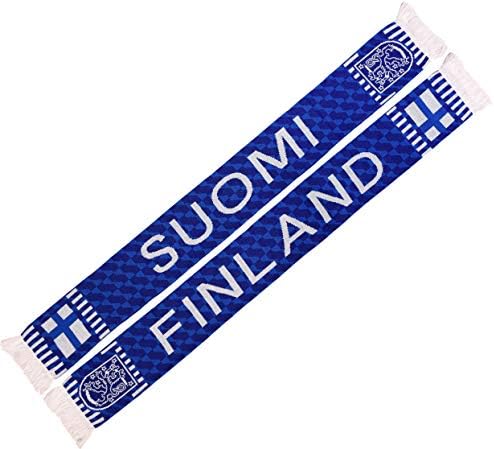 Suomi Finlandiya Futbol Örme Eşarp