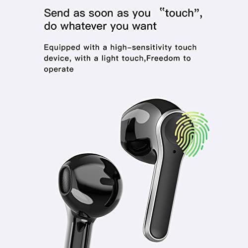 Kablosuz Bluetooth Kulaklık-Spor Sweatproof Gürültü Önleyici Mikrofonlu Stereo Kulaklık-Müzik, Konferans, Video, Çağrı için Stereo