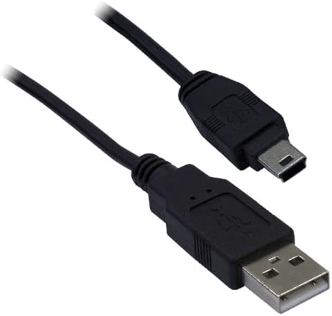 Kayısı Yüksek Hızlı USB 2.0 A-Mini-B Kablosu - Siyah-1 Metre / 3 Feet (A1M-USB2-A-MİNİB)