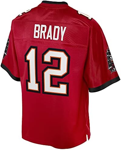 NFL PRO LİNE erkek Tom Brady Kırmızı Tampa Bay Buccaneers Takım Oyuncu Forması