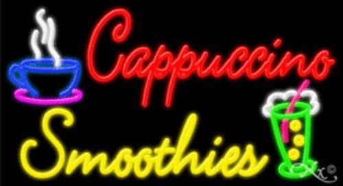 Cappucino / Smoothies El İşi Enerji Verimli Gerçek Glasstube Neon Burcu