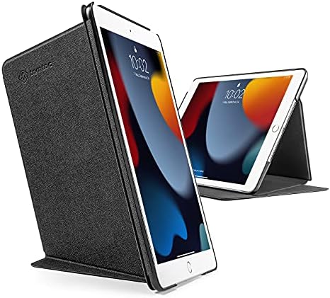tomtoc Dikey Kılıf iPad 10.2-İnç ile Uyumlu 9th/8th/7th Nesil (2021-2019), İnce Standı Sert Kabuk Koruyucu Kılıf için Manyetik