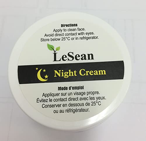 LeSean Crème De Nuit / Aloe Jojoba Shea Papatya E Vitamini Yeşil Çay Özü ve daha fazlası ile Botanik Yüz Nemlendirici