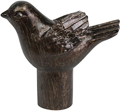 Urbanest Kuş Lamba Finial, 1 3/4-inç Boyunda, Antik Bronz