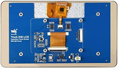 ahududu Pi için 7 inç Kapasitif Dokunmatik Ekran LCD Ekran 4B/ 3B+/ 3B/ CM4, Waveshare 7 inç DSI Monitör 800×480 Çözünürlük Ayarlanabilir