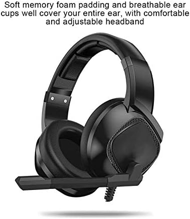 ASYHWZ 2021 Yeni Aşırı Kulak oyun kulaklığı için Masaüstü Dizüstü, gürültü Yalıtımlı Kulaklıklar ile Rahat Kulaklık ve Mic, 7.1