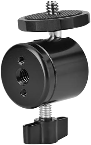 SALUTUY Projektör Tripod Kafaları, DSLR Topu Kafa Sorunsuz Hareket Daha İyi Koruma 360 Derece Dönebilen DSLR Kamera için Kamera