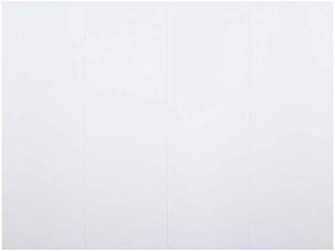 Okul veya İş için DESK TECH Dört Katlı Köpük Sunum Panoları, 36 x 48 inç, Beyaz, 6 Adet