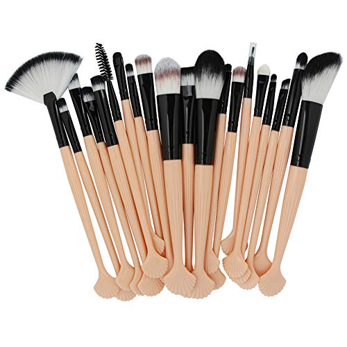 Petyoung 20 adet Kabuk Makyaj Fırça Seti Premium Sentetik Toz Kapatıcılar Göz Farı Kozmetik Fırça Güzellik Aracı