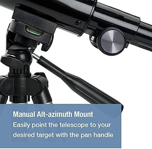 Zhumell-60mm Taşınabilir Refrakter Teleskop Kaplı Cam Optik - Yeni Başlayanlar için Ideal Teleskop-Digiscoping Akıllı Telefon