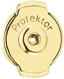 14kt 18kt Altın Platin Gümüş Protektor Sistemi Küpe Kilit Geri Tek veya Çift (14kt Sarı Altın)