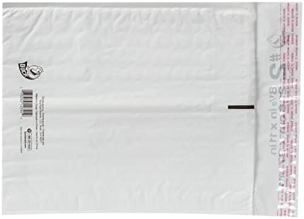 Ördek Markası 2 Poly Bubble Mailer, 8,5 x 11, Beyaz, 25'li paket