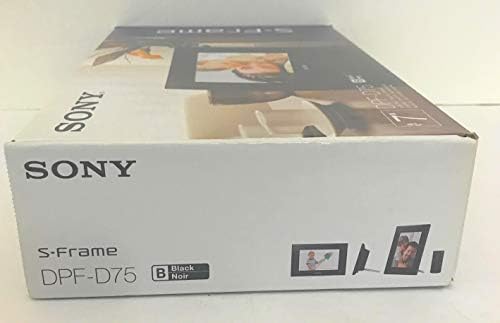 Sony DPF-D75 Uzaktan Kumandalı 7 inç LED Arkadan Aydınlatmalı Dijital Fotoğraf Çerçevesi (Siyah)