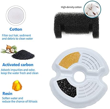 SPNEC XHYLQG Otomatik Kediler içme çeşmesi ile LED Aydınlatma USB Pet su sebili ile Devridaim Filtreleme için Taze Temiz Su