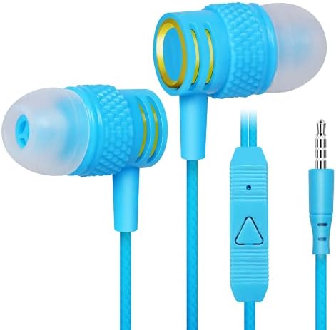 UrbanX R2 Kablolu Kulak içi mikrofonlu kulaklıklar Micromax Tuval Amaze Q395 Dolaşmayan Kordon, Gürültü Yalıtımlı Kulaklık, Derin