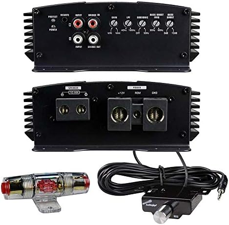 Audiopipe APMN-2000 RMS D Sınıfı Monoblok Subwoofer Amplifikatör, 2000W Mono Alt Amp
