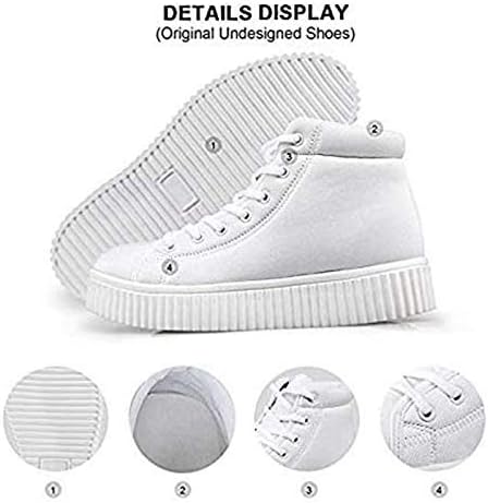 Owaheson Diş Hijyenist Hekimi Araçları Diş Kama Sneakers Kadınlar için Moda Yüksek Top Ayakkabı Rahat Platformu Ayak Bileği Gençler