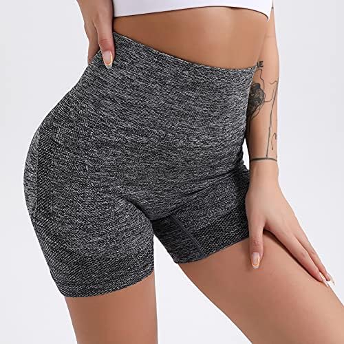 Keepfit kadın Egzersiz Yoga Şort Konfor Giyim Yüksek Bel Tayt Bootcut Sıska Düz Kontrol Zayıflama Yoga Pantolon