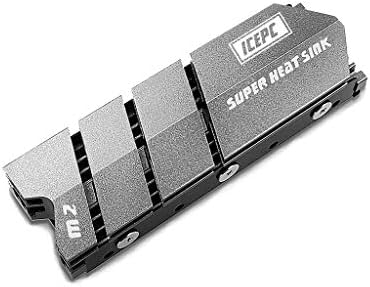 ıcepc M. 2 2280 SSD NVMe NGFF Soğutucu, PCIE NVME M. 2 SSD veya SATA M. 2 SSD PC Soğutucu için Termal İletkenlik Pedli Alüminyum