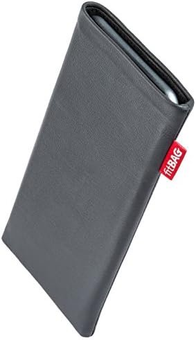 fitBAG Yendi Kahverengi Özel Tailored Kol Sony Xperia 5 III / Almanya'da Yapılan / İnce Nappa Deri Kılıf Kapak için Mikrofiber