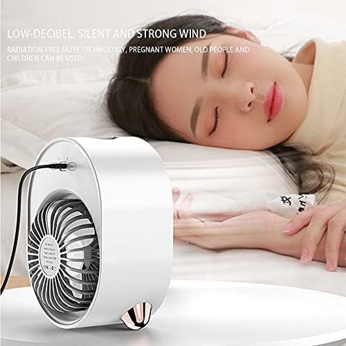 amuzer Taşınabilir klima Fanı, 3 Rüzgar Hızları Kişisel Mini Hava Soğutucu için Küçük Yatak Odası, Fan Masası Soğutma Hayranları