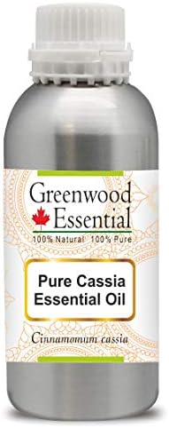 Greenwood Uçucu Saf Cassia uçucu Yağ (Cinnamomum Cassia) 100 % Doğal Terapötik Sınıf Buhar Damıtılmış 1250 ml (42.2 oz)