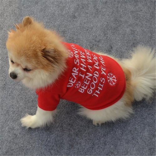 Sezon Pet Giyim, Noel Pet Köpek Sonbahar Kış Sıcak Kazak Yüksek Dereceli İşlemeli Giysiler