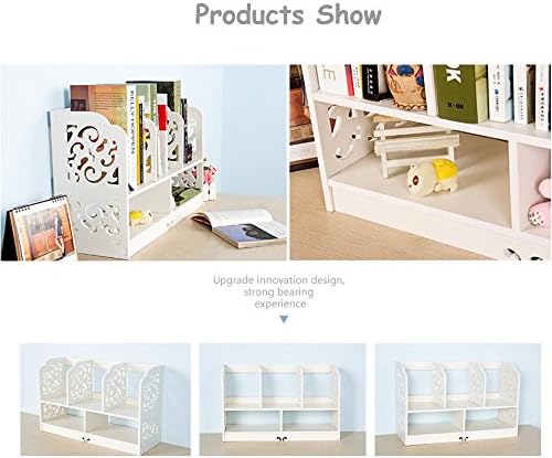 Revesun DIY Çok Amaçlı Ahşap Masa Ev veya Ofis Organizatör Küçük Nesneleri Kozmetik saklama kutusu Beyaz