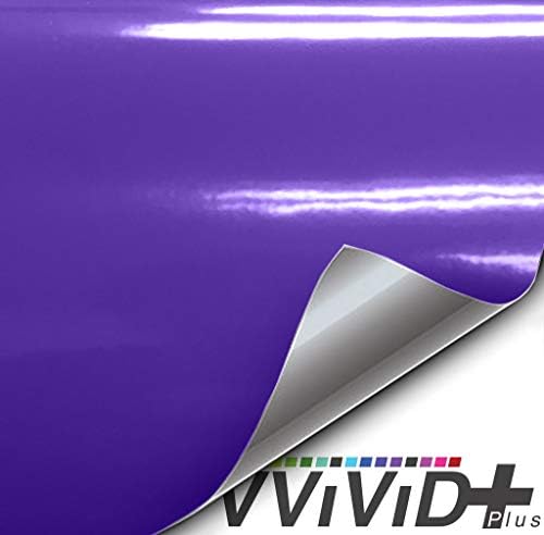 VVıVıD + Parlak Gece Yarısı Mor Premium Vinil Sarma Filmi( 3ft x 5ft)