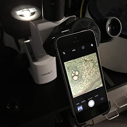 LaBOT Mikroskop iPhone Kamera Adaptörü (Sadece Kılıf, Lenssiz) (iPhone Xs Max, Gri)