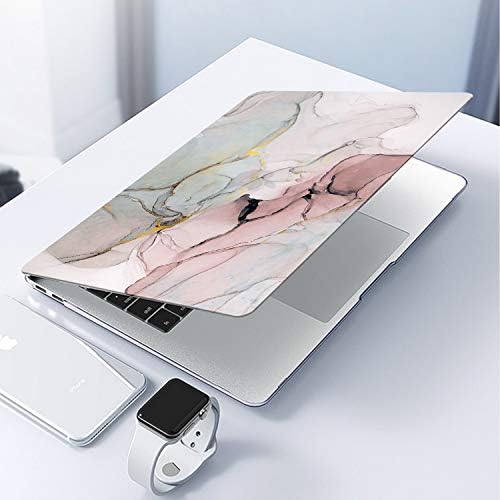 ıLeadon MacBook Pro 13 inç Kılıf 2020 Yayın Modeli A2338 M1/A2251 / A2289, Sadece Klavye Kapaklı Plastik Sert Kabuk Kılıf Uyumlu