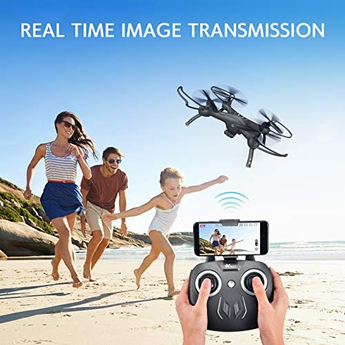 Kamera ile Drone 1080 P HD, Akıllı APP ile Yetişkinler için RC Drone Başlatmak için Atmak Yörünge Uçuş İrtifa Tutun Bir Anahtar