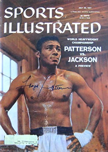 Patterson, Floyd 7/29/57 imzalı dergi