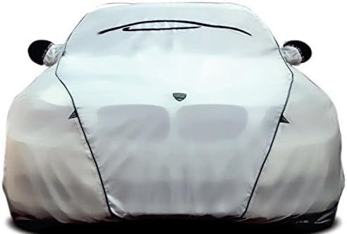 TPH Fırtına Geçirmez Gümüş Serisi Özelleştirilmiş fit Açık Gümüş Araba Kapak Siyah Boru ile Ford Mustang Bullitt için